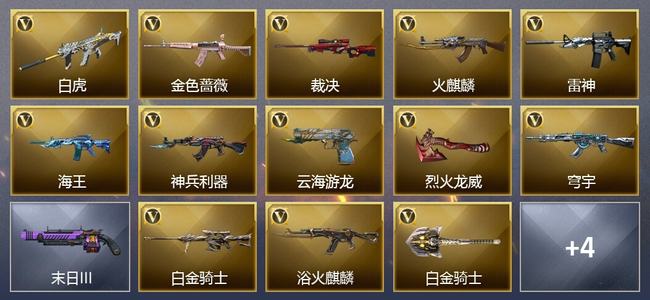 穿越火线（CF）10V武器 2V角色 5皮肤 可排位 新锐