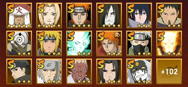 火影忍者V14 48S忍 71A忍 361忍 6203S碎片 33通灵 2000W战力 前10名 影级