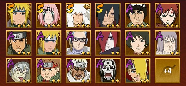 火影忍者V4 4S忍 17A忍 92忍 631S碎片 13通灵 300W战力 上忍