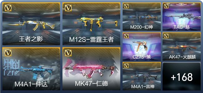 穿越火线：枪战王者V2 17王者武器 188英雄武器 6英雄角色 278万化 枪神