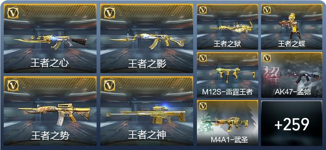 穿越火线：枪战王者V8 22王者武器 300英雄武器 58英雄角色 714万化 传奇