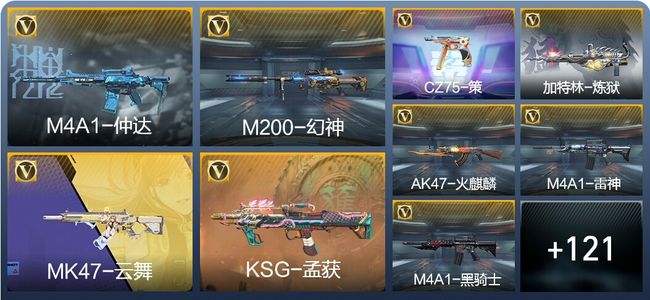 穿越火线：枪战王者2王者武器 130英雄武器 7英雄角色 204万化 大师S