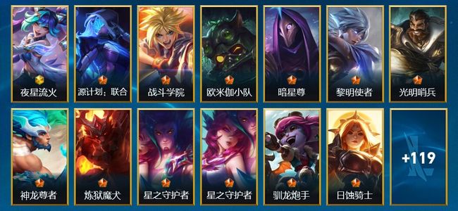 英雄联盟手游（lol手游）2神话 20传说 51史诗 132皮肤 136英雄 铂金