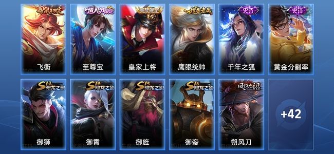 王者荣耀6史诗 53皮肤 96英雄 永恒钻石III
