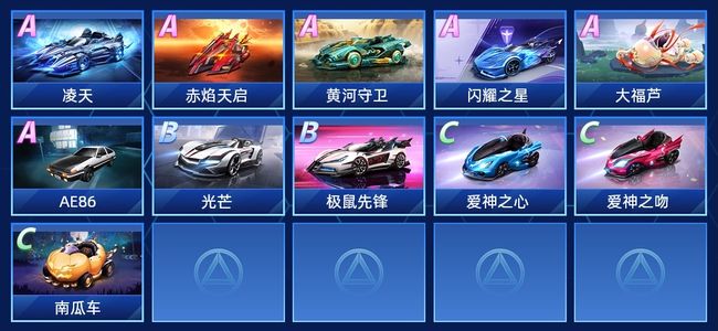 QQ飞车手游V7 6永久A车 11永久赛车 7宠物 男号 星耀