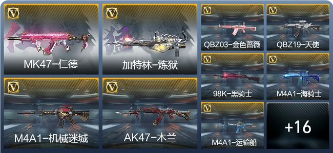 穿越火线：枪战王者V2 29英雄武器 24万化 大师S