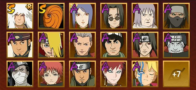 火影忍者V11 3S忍 22A忍 25忍 500W战力 见习