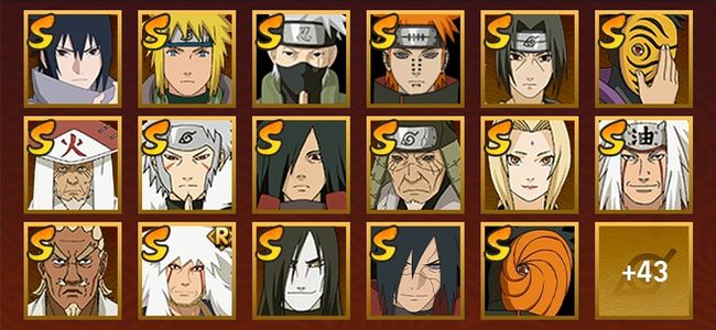 火影忍者V11 21S忍 41A忍 62忍 1000W战力 见习