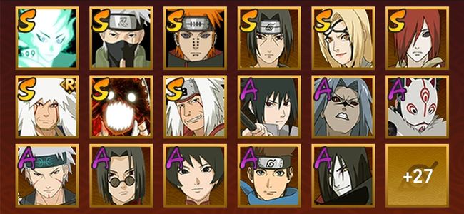 火影忍者V10 10S忍 36A忍 46忍 600W战力 见习