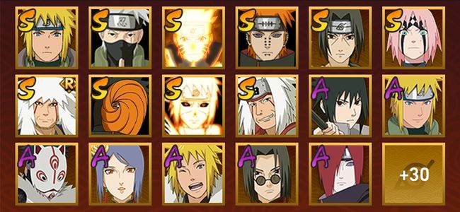 火影忍者V11 12S忍 38A忍 50忍 500W战力 见习