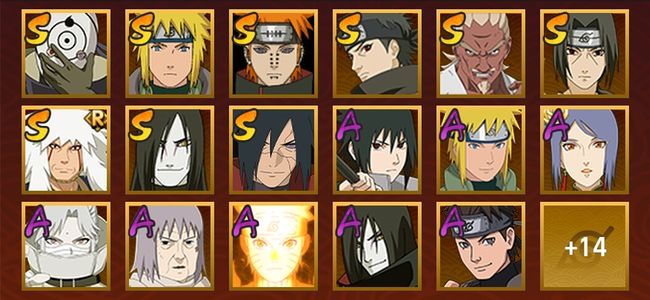 火影忍者V10 9S忍 22A忍 31忍 500W战力