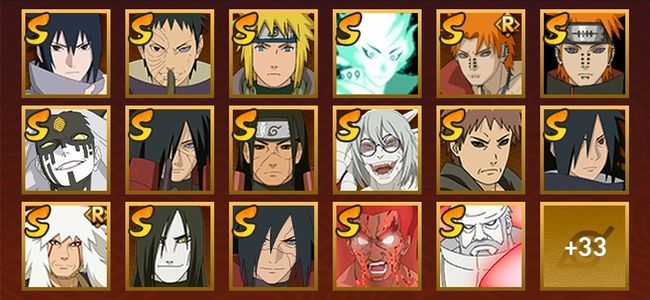 火影忍者V13 17S忍 33A忍 50忍 800W战力