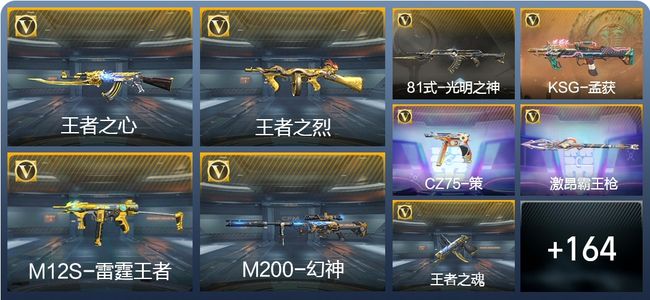 穿越火线：枪战王者V6 9王者武器 173英雄武器 7英雄角色 269万化 枪王SSS