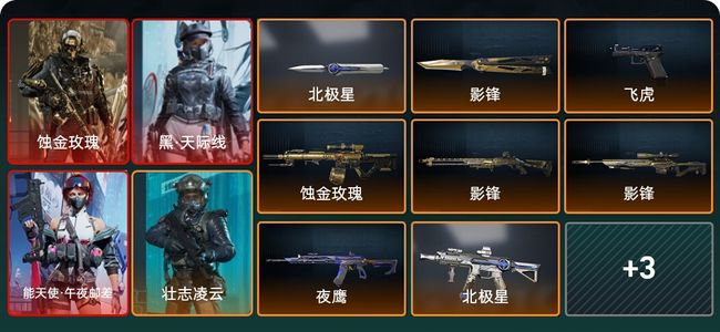 三角洲行动总资产159M 8干员外观 2传说近战 9传说枪械 铂金