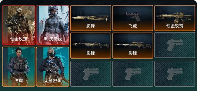 三角洲行动总资产469M 5干员外观 1传说近战 4传说枪械 钻石