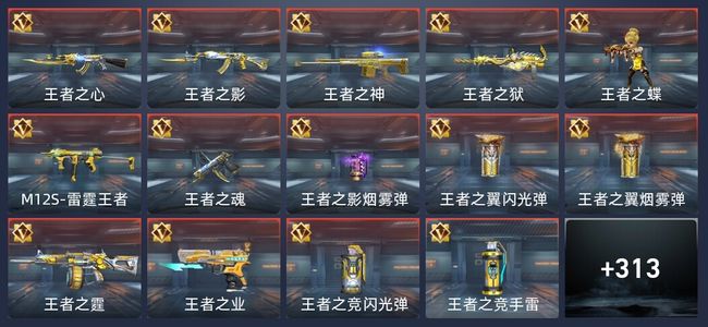 穿越火线：枪战王者V7 18王者 317英雄武器 10英雄角色 561万化 枪皇S