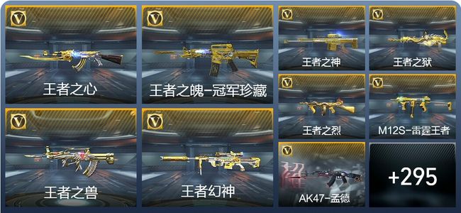 穿越火线：枪战王者V8 33王者武器 325英雄武器 7英雄角色 628万化 枪王