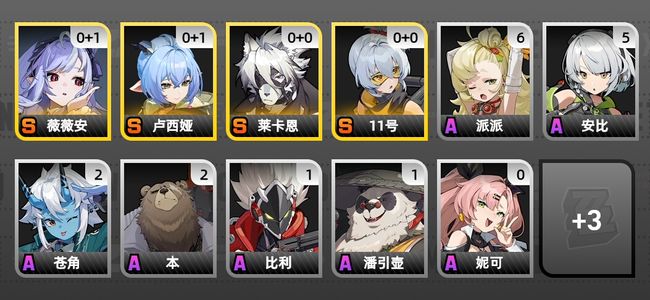 绝区零7黄 4角色黄 4S角色 3S音擎 1S邦布 女主 48