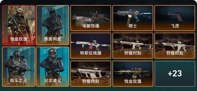 三角洲行动总资产330.8M 8干员外观 1传说近战 30传说枪械 钻石