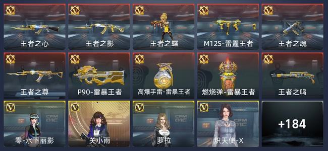 穿越火线：枪战王者V2 10王者 189英雄武器 9英雄角色 256万化 新锐
