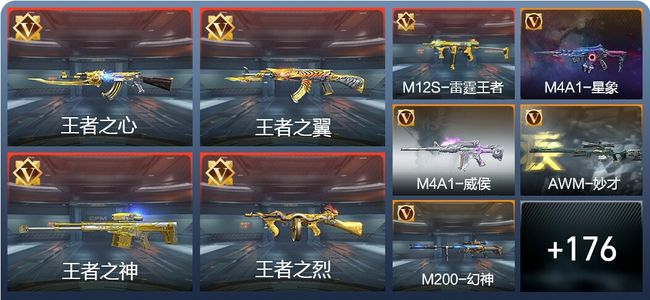 穿越火线：枪战王者V8 23王者 204英雄武器 4英雄角色 274万化 专家S