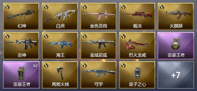 穿越火线（CF）2王者武器 12V武器 1V角色 6皮肤 可排位 传奇