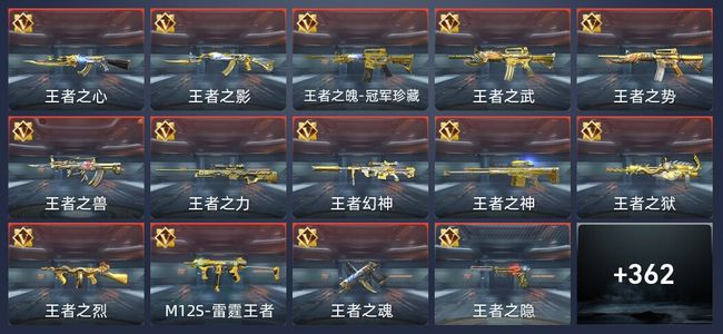 穿越火线：枪战王者V10 40王者 355英雄武器 21英雄角色 817万化 大师SS