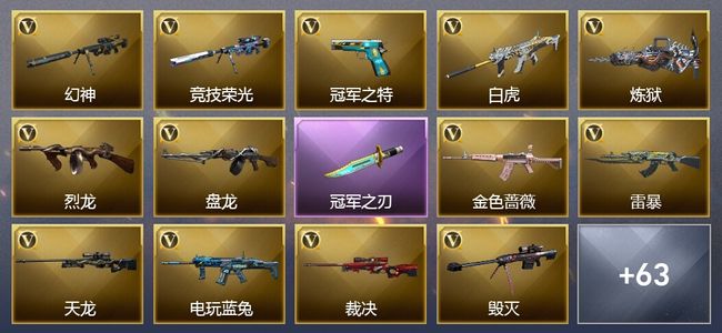 穿越火线（CF）12王者武器 8炫金武器 24V角色 可排位 新锐