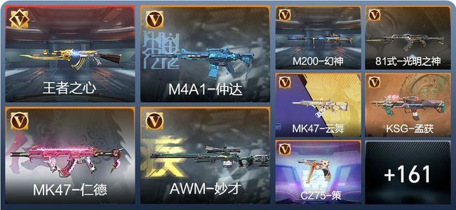 穿越火线：枪战王者V5 5王者 184英雄武器 362万化 专家