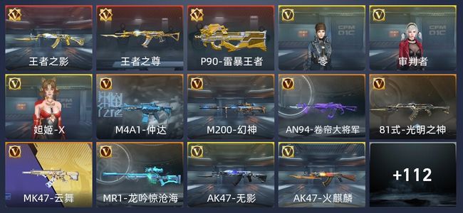 穿越火线：枪战王者V2 3王者 137英雄武器 3英雄角色 202万化 专家S