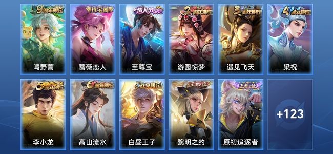 王者荣耀1传说 32史诗 134皮肤 121英雄 永恒钻石IV