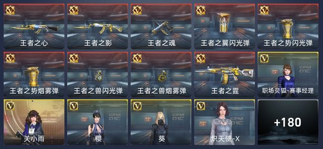 穿越火线：枪战王者9王者 189英雄武器 5英雄角色 331万化 专家