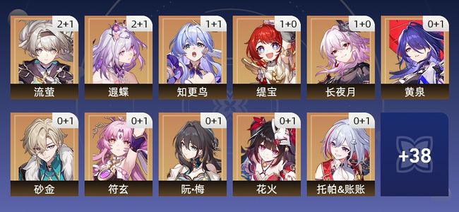 崩坏：星穹铁道69黄 45角色黄 24光锥黄 27五星角色 20五星光锥 70级 女主