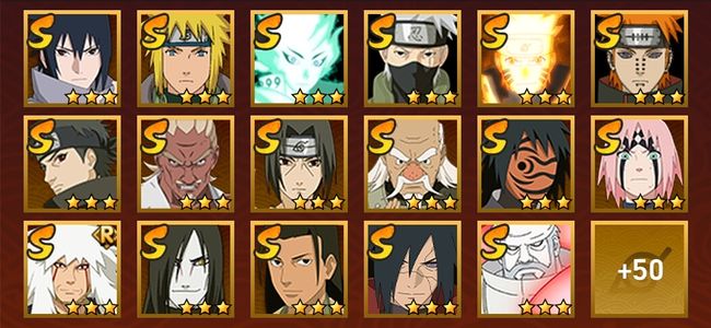 火影忍者V11 23S忍 44A忍 191忍 2810S碎片 19通灵 700W战力 前1000名 下忍