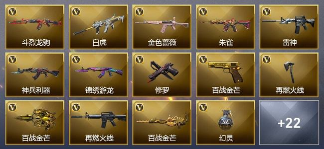 穿越火线（CF）19V武器 4V角色 5皮肤 可排位 枪王