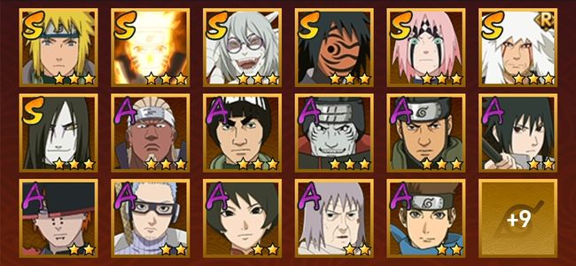 火影忍者V9 7S忍 19A忍 103忍 990S碎片 13通灵 400W战力 见习