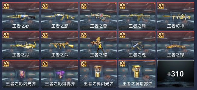 穿越火线：枪战王者V7 36王者 313英雄武器 11英雄角色 500万化 专家S