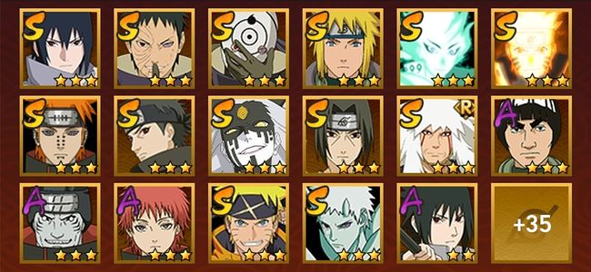 火影忍者V11 13S忍 39A忍 186忍 1589S碎片 20通灵 600W战力 暗部