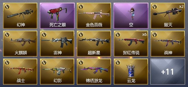 穿越火线（CF）26V武器 1V角色 17皮肤 可排位