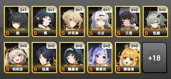 绝区零34黄 24角色黄 17S角色 9S音擎 7S邦布 男主 60