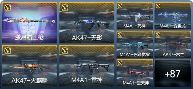 穿越火线：枪战王者V3 1王者武器 101英雄武器 6英雄角色 226万化 大师S