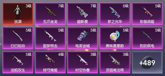 和平精英3载具 14升级枪 16粉装 5飞行器 294枪皮 192套装 102824热力 16印记 星钻