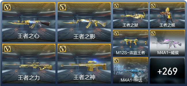 穿越火线：枪战王者30王者武器 278英雄武器 12英雄角色 554万化 专家S