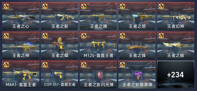 穿越火线：枪战王者V8 27王者 269英雄武器 7英雄角色 478万化 枪皇SSS