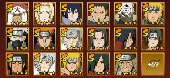 火影忍者V12 30S忍 56A忍 243忍 3937S碎片 25通灵 1000W战力 前500名 上忍