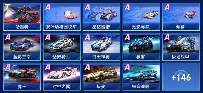 QQ飞车手游V9 1永久T车 76永久A车 160永久赛车 52宠物 男号 钻石