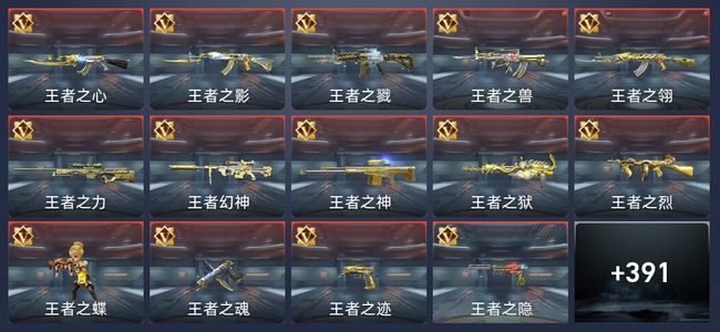 穿越火线：枪战王者V9 47王者 389英雄武器 17英雄角色 575万化 传奇