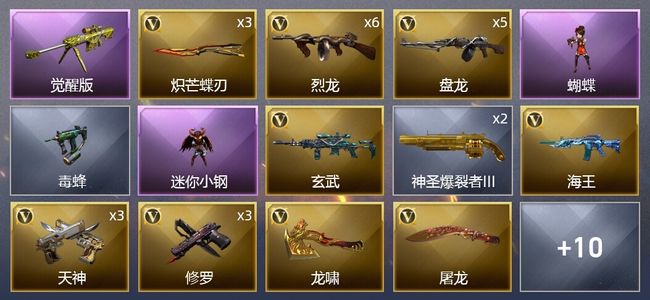 穿越火线（CF）3王者武器 24V武器 2V角色 3皮肤 不可排位 专家