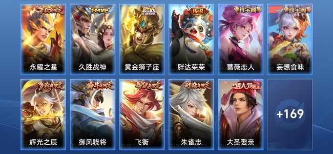 王者荣耀V6 4传说 46史诗 180皮肤 荣耀王者