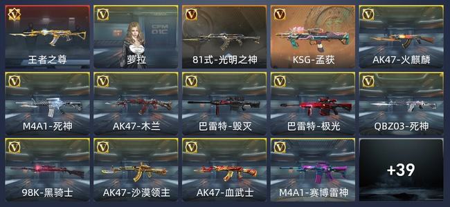 穿越火线：枪战王者V1 106英雄武器 新锐